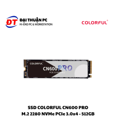 Ổ SSD M.2 2280 NVMe Colorful CN600 Pro 512GB (Giá khi Build PC)